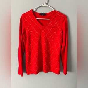 Tommy Hilfiger red long sleeve